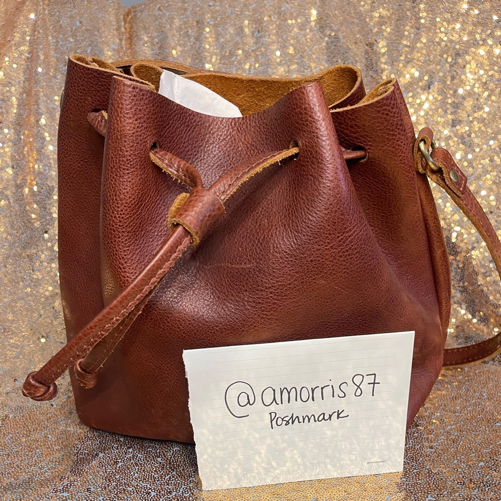 Portland Leather Goods Large Bucket Bag